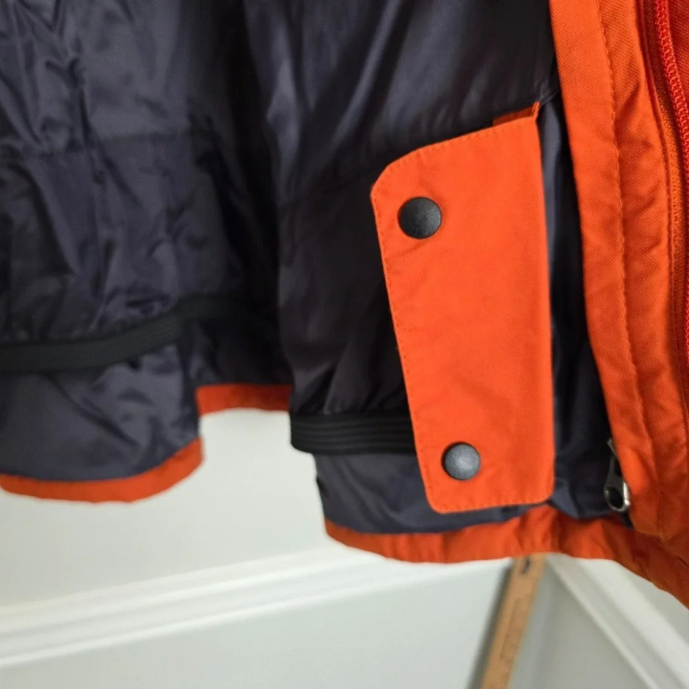 The North Face Mens HyVent Jacket Size XL Orange Hiking Gorpcore Technical Gear